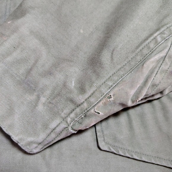 US Military M65 Field Jacket Coat Mens Short Small OG 107 Field Coat 1967? - Picture 2 of 16